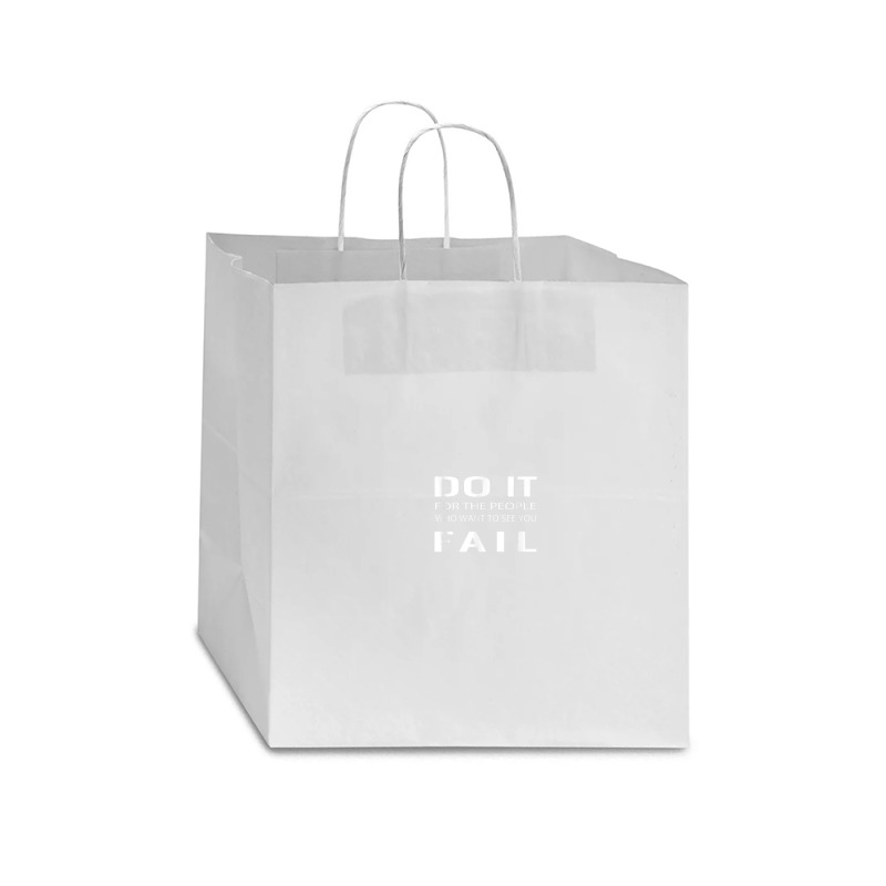 The Peopel Who Want To See Fail To Quote Hamlet Funny Star Paper Bag - 13 x 7 x 13 by Uniform | Artistshot