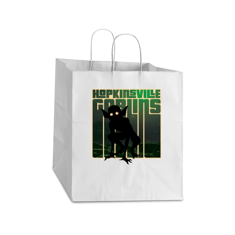 Retro Hopkinsville Goblins Cool Vintage Kentucky Goblin Cryptid Cartoo Take Out Paper Bag - 14 X 10 X 15 1/2 | Artistshot