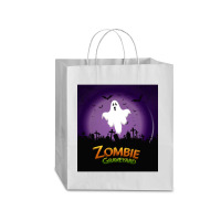 Zombie In Graveyard Traveler Paper Bag -13 X 6 X 15 3/4 | Artistshot