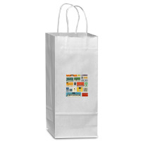 Synthesizer And Drum Machine For Electronic Musician Wine Paper Bag - 5 1/2 X 3 1/4 X 13 | Artistshot