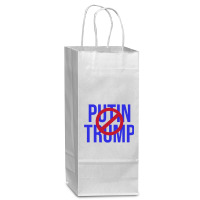 Putin And Trump Wine Paper Bag - 5 1/2 X 3 1/4 X 13 | Artistshot