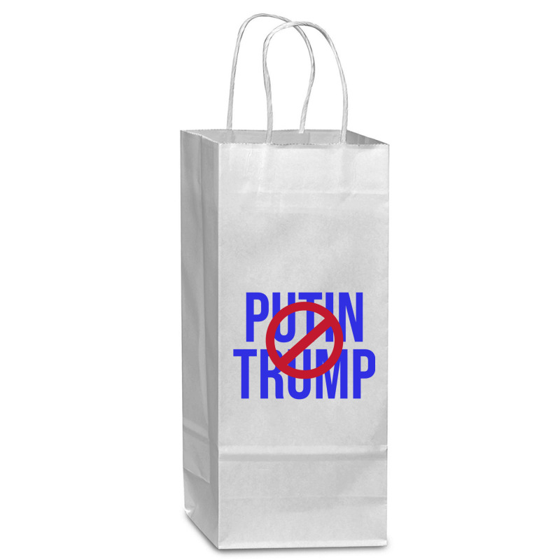 Putin And Trump Wine Paper Bag - 5 1/2 X 3 1/4 X 13 | Artistshot