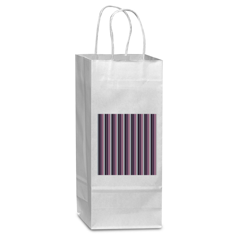 Vertical Striped Colors Skirt Chiffon Top Wine Paper Bag - 5 1/2 X 3 1/4 X 13 | Artistshot