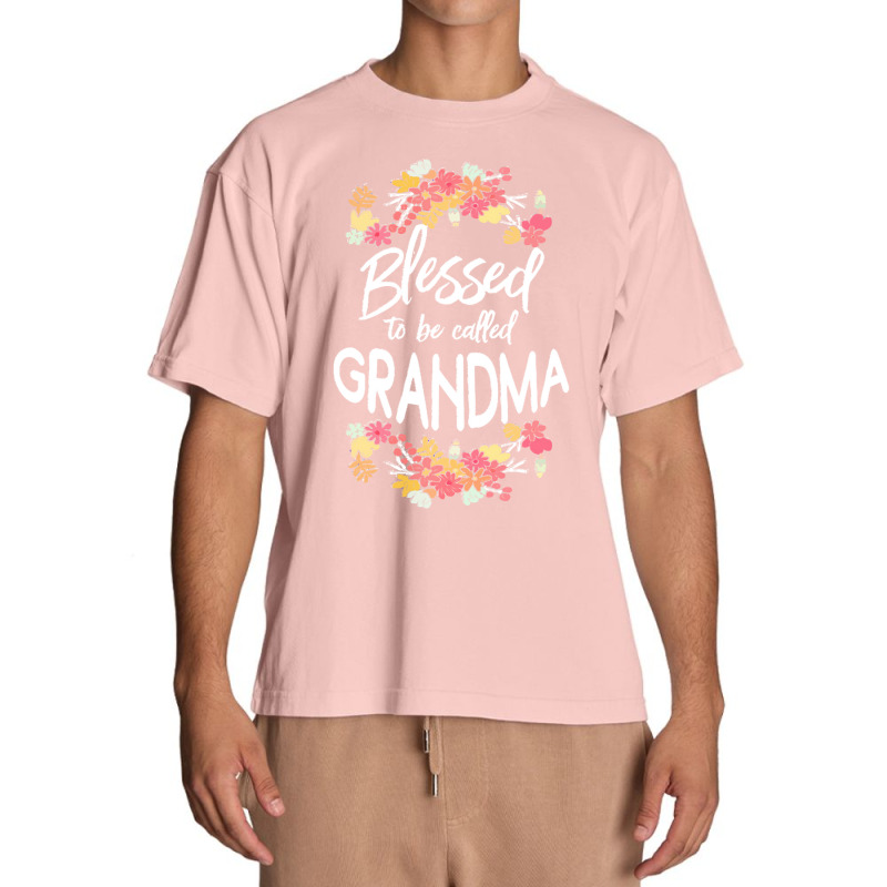 Blessed To Be Called Grandma T  Shirt Blessed To Be Called Grandma Flo Urban Heavy T-shirt | Artistshot