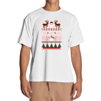 Ugly Christmas Santa Rudolph Urban Heavy T-shirt | Artistshot