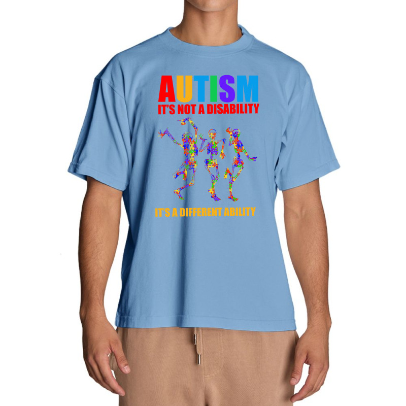 Autism It's Not A Disability It's A Different Ability Urban Heavy T-shirt by autlu2024 | Artistshot