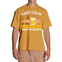 Keep Calm And Stay Away From Problems With Drink Beer, Beer Cheer Urban Heavy T-shirt | Artistshot