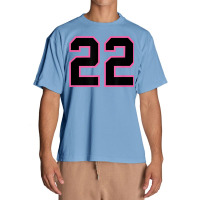 Number 22 Sports Jersey Athlete Fan Pink Black Lucky Number T Shirt Urban Heavy T-shirt | Artistshot