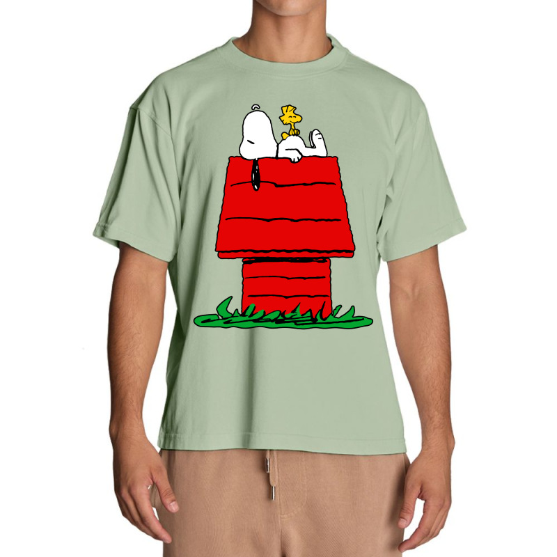 Peanuts The Doghouse Urban Heavy T-shirt | Artistshot