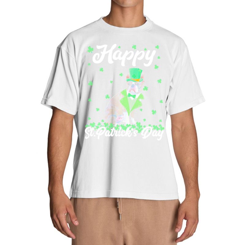 Boston Terrier T  Shirt Happy St. Patrick's Day Boston Terrier T  Shir Urban Heavy T-shirt | Artistshot