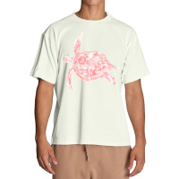 Sea Turtle Watercolor Xmas Urban Heavy T-shirt | Artistshot