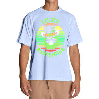 One Lucky Bartender T  Shirtone Lucky Bartender T  Shirt (1) Urban Heavy T-shirt | Artistshot