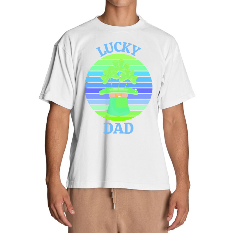 One Lucky Dad T  Shirtone Lucky Dad T  Shirt (3) Urban Heavy T-shirt | Artistshot