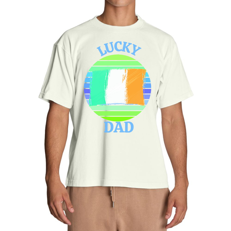 One Lucky Dad T  Shirtone Lucky Dad T  Shirt Urban Heavy T-shirt | Artistshot