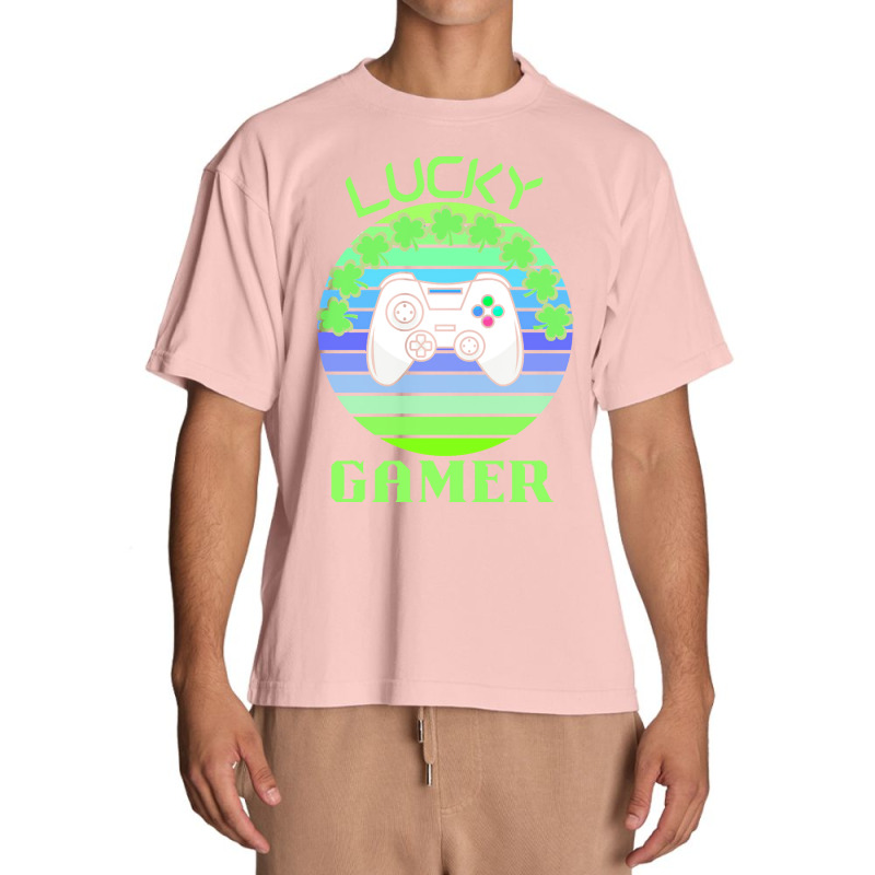 One Lucky Gamer T  Shirtone Lucky Gamer T  Shirt (7) Urban Heavy T-shirt | Artistshot