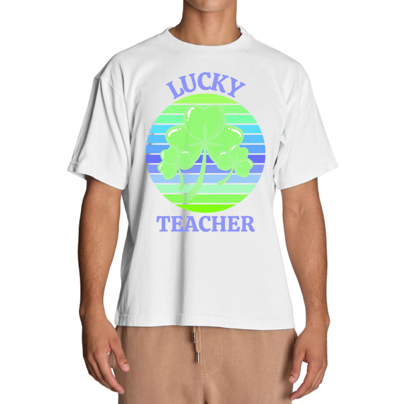 One Lucky Teacher T  Shirtone Lucky Teacher T  Shirt (1) Urban Heavy T-shirt | Artistshot