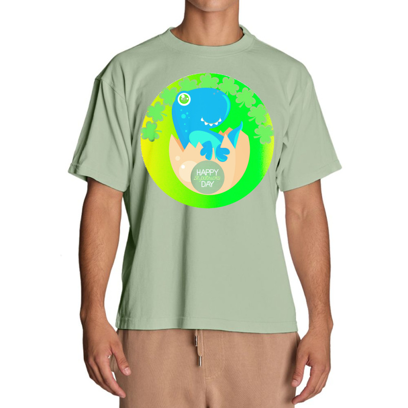 St Patricks Day Cute Dinosaur T  Shirtst Patricks Day Cute Dinosaur T Urban Heavy T-shirt | Artistshot