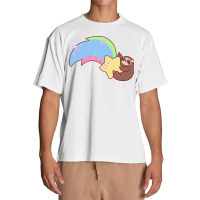 Shooting Star Sloth Urban Heavy T-shirt | Artistshot