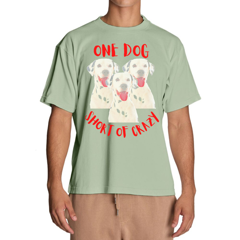 One Dog Short Of Crazy T  Shirtone Dog Short Of Crazy T  Shirt (14) Urban Heavy T-shirt | Artistshot