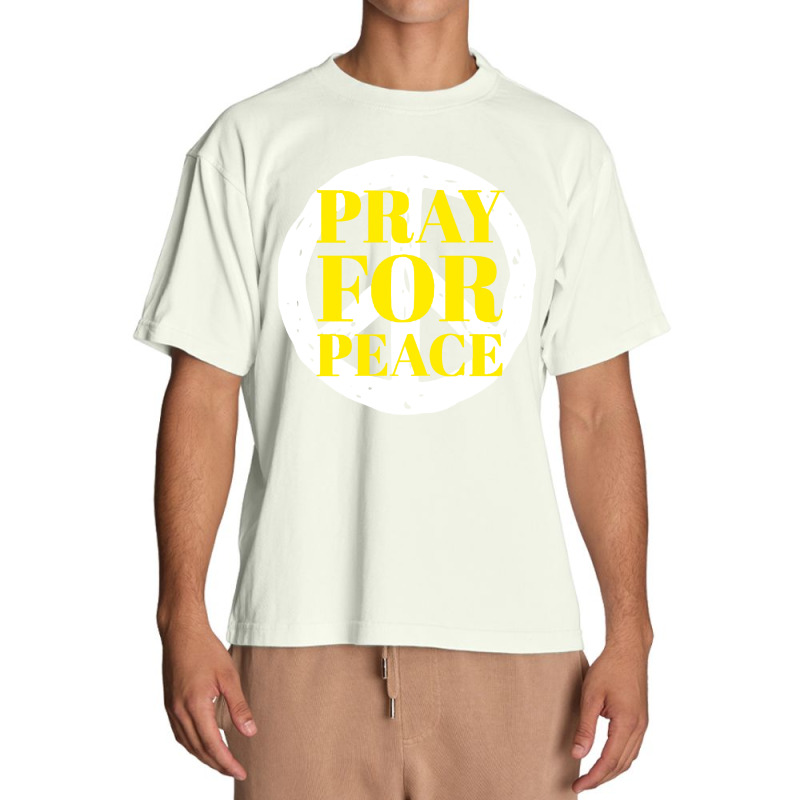 Pray For Peace Urban Heavy T-shirt | Artistshot