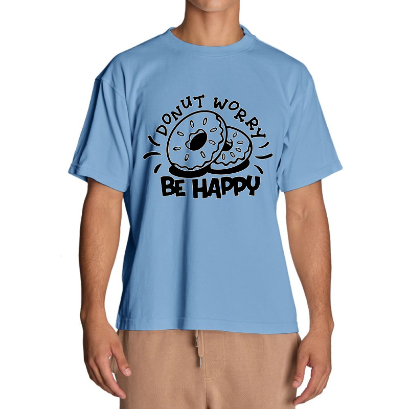 Donut Worry Be Happy Urban Heavy T-shirt by arthabejo99 | Artistshot