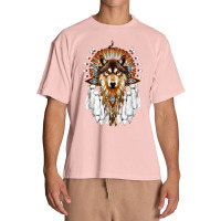 Native American Wolf   Wolf Lovers T Shirt Urban Heavy T-shirt | Artistshot