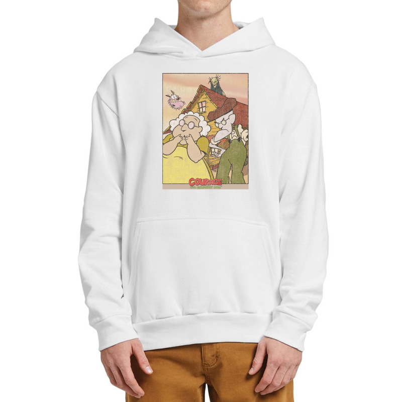 Courage, Gothic Courage,courage The Cowardly Dog Horror Comedy Cartoon Urban Pullover Hoodie | Artistshot