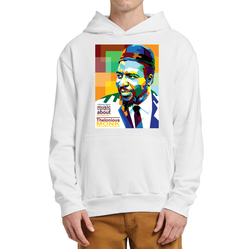 Thelonious Monk In Wpap Pop Art Style Urban Pullover Hoodie | Artistshot