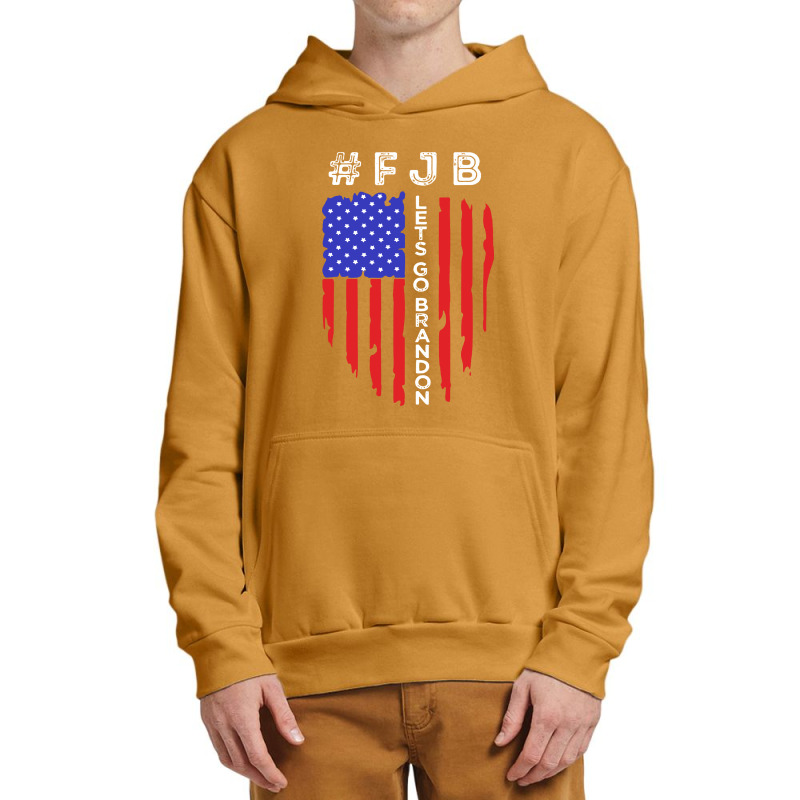 Lets Go Brandon Tee Conservative Anti Liberal Us Flag Urban Pullover Hoodie | Artistshot