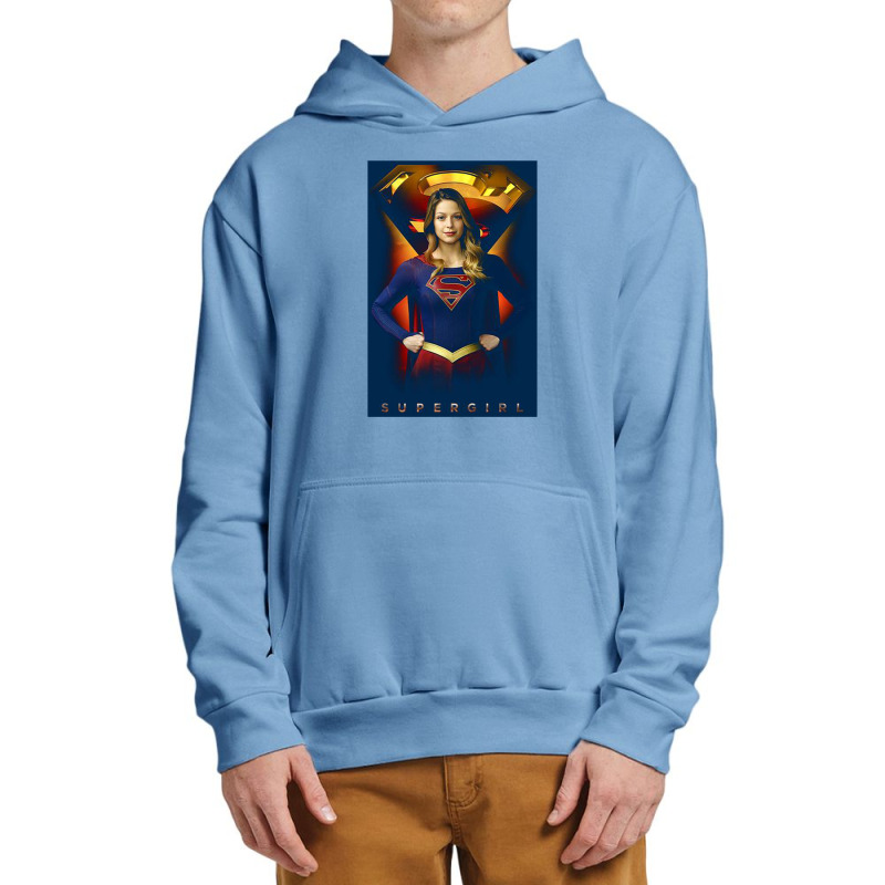 Supergirl, Standing Symbol, Urban Pullover Hoodie | Artistshot