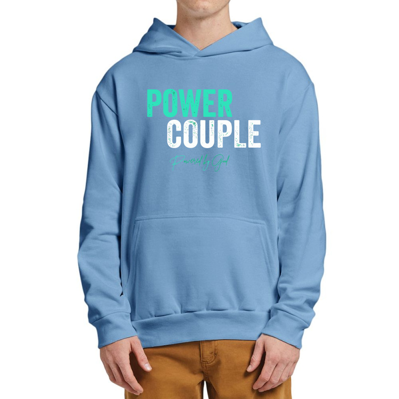 Power Couple Matching   Couple Matching Gifts Urban Pullover Hoodie | Artistshot