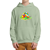 Melting Rubik's Cube Big Bang Theory Urban Pullover Hoodie | Artistshot