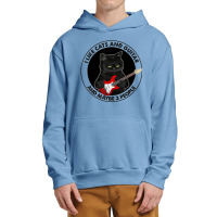 I Like Cats And Guitar And Maybe 3 People Cat Plays Guitar Love Cat Urban Pullover Hoodie | Artistshot