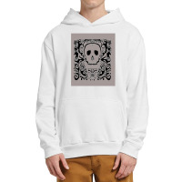 Skull Stencil Warm Grey Urban Pullover Hoodie | Artistshot