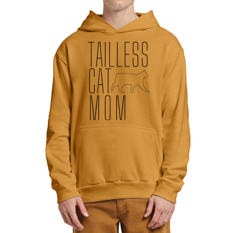 Tailless Cat Mom Bobtail Manx No Tail Cat Owner Lover T Shirt Urban Pullover Hoodie | Artistshot