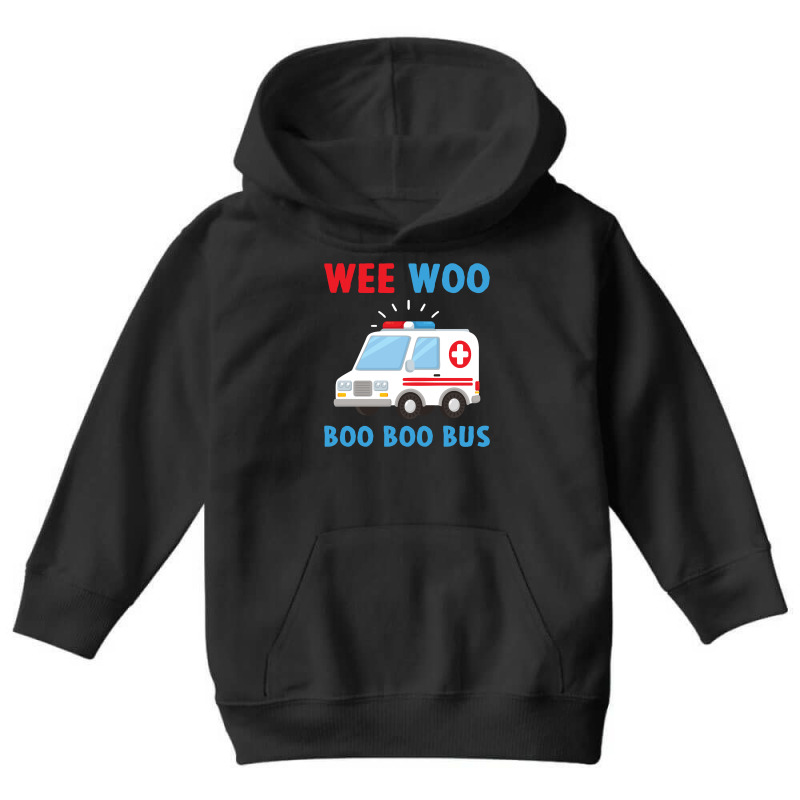 Wee Woo Boo Boo Bus Ambulance Ems Emt Paramedic Driver Gift Pullover H Youth Hoodie | Artistshot