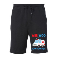 Wee Woo Boo Boo Bus Ambulance Ems Emt Paramedic Driver Gift Pullover H Fleece Short | Artistshot