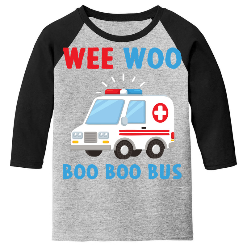 Wee Woo Boo Boo Bus Ambulance Ems Emt Paramedic Driver Gift Pullover H Youth 3/4 Sleeve | Artistshot