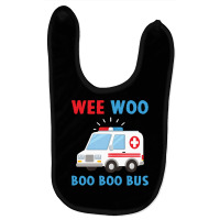 Wee Woo Boo Boo Bus Ambulance Ems Emt Paramedic Driver Gift Pullover H Baby Bibs | Artistshot