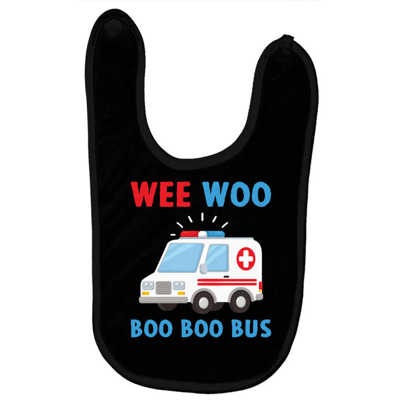 Wee Woo Boo Boo Bus Ambulance Ems Emt Paramedic Driver Gift Pullover H Baby Bibs | Artistshot