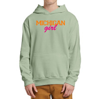 Michigan Girl Urban Pullover Hoodie | Artistshot