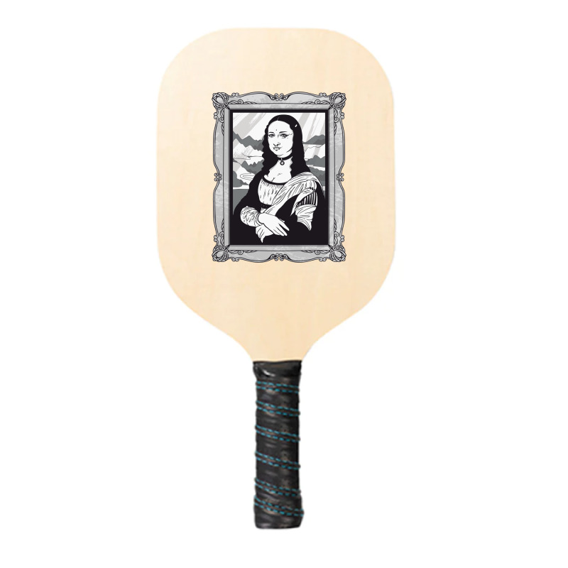 Gothic Mona Lisa Pickleball Paddle | Artistshot