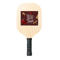 Drinks Illustration Art Vintage Pickleball Paddle | Artistshot