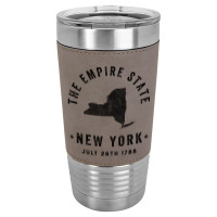 New York, The Empire State Leatherette Tumbler | Artistshot