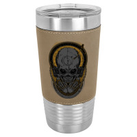 Metal Disk Jockey Leatherette Tumbler | Artistshot