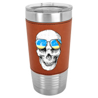 Skull Holiday Leatherette Tumbler | Artistshot