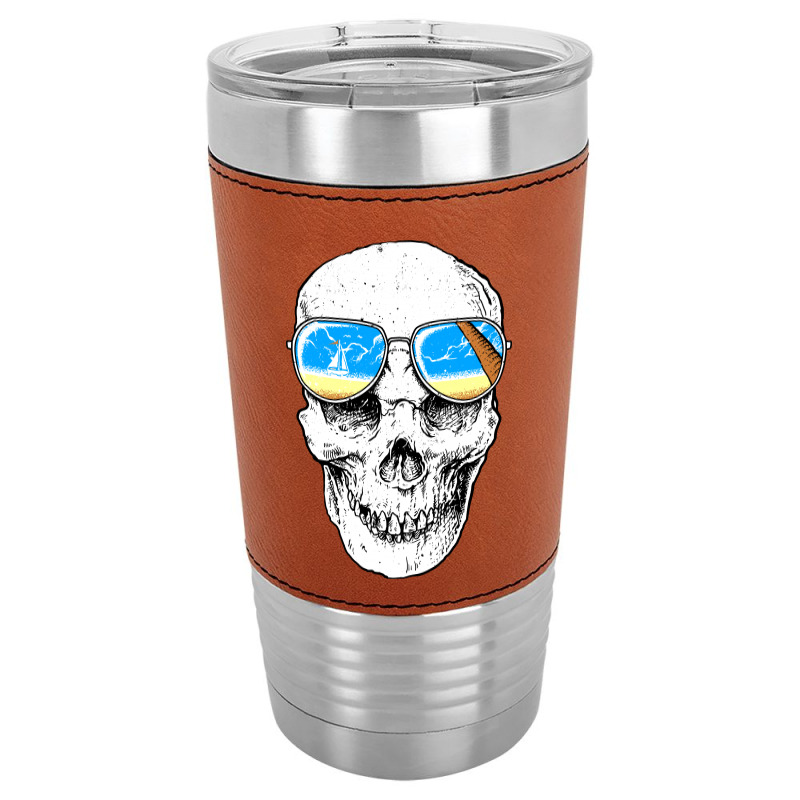 Skull Holiday Leatherette Tumbler | Artistshot