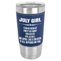 Super July Girl Leatherette Tumbler | Artistshot