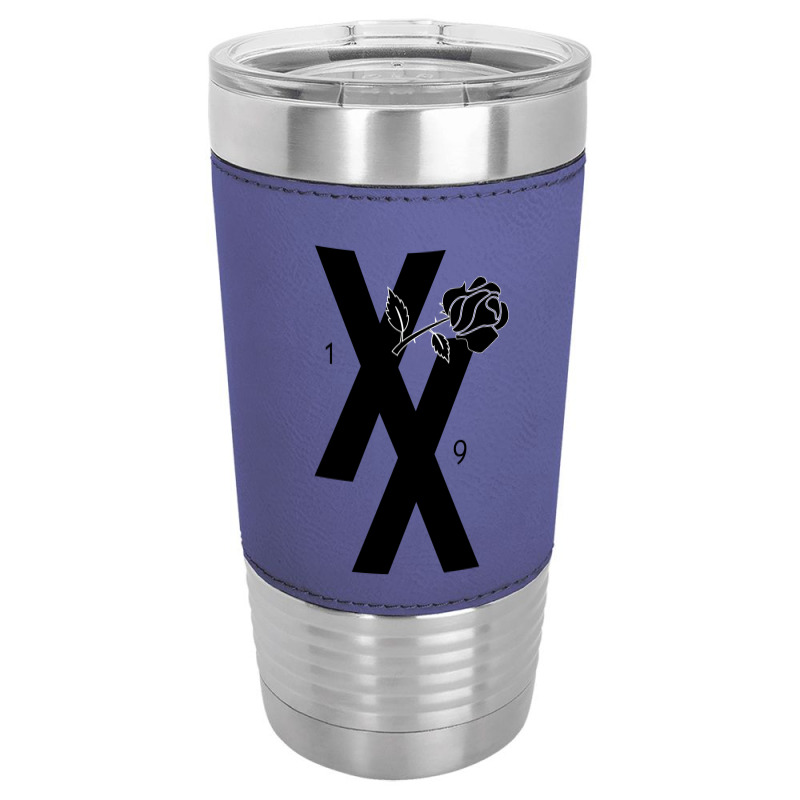 Mgk T Xx Shirt Flower Black Rose Leatherette Tumbler | Artistshot