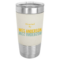 Directed By Wes Anderson Leatherette Tumbler | Artistshot